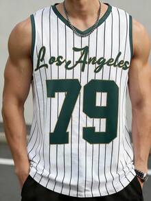 Manfinity Joysei Men's Digital Print Casual Sleeveless Tank Top, Fashionable And Versatile - Multicolor - View 1