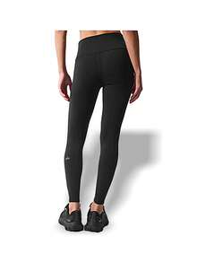 Alo Yoga Shorts VAPOR HIGH WAIST AURORA Sweat Absorption Breathable Lightweight Good Elasticity Easy To Wash Gym Women Outdoor Black White W6254R - BLACK - 黑色 - 查看 2