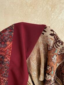 Soleia Women's Vacation Cashew Floral Print Ruffle Hem Skirt - Multicolor - View 7