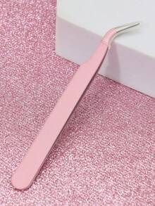 2PCS Rose Red Minimalist Eyelash Tweezers, Straight And Angled Tip Design, Two Tip Options, Precision Crafted, Easily Meets Various Needs. Thickened Steel, High Hardness, Good Elasticity, Durable. Comes With Protective Cap To Avoid Hand Injury. Comfortable Fit. - Multicolor - View 10