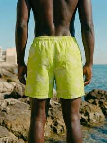 Palasendo Short de plage décontracté pour homme - Vert - Voir 5