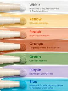 SHEGLAM Complexion Boost Kem Che KhuyếT ĐIểM ĐIềU ChỉNh MàU-White ThươNg HiệU LàM đẹP Trang đIểM Mỹ PhẩM Cho Phụ Nữ Và Cô GáI HoàN HảO Cho MùA Hè MùA XuâN Lý TưởNg Cho Y2K ThờI Trang Sang TrọNg Phù HợP Cho Sinh NhậT NgàY CủA Mẹ Quà TặNg TiệC SẵN SàNg MàU SắC TốT NhấT - trắng - Xem 4