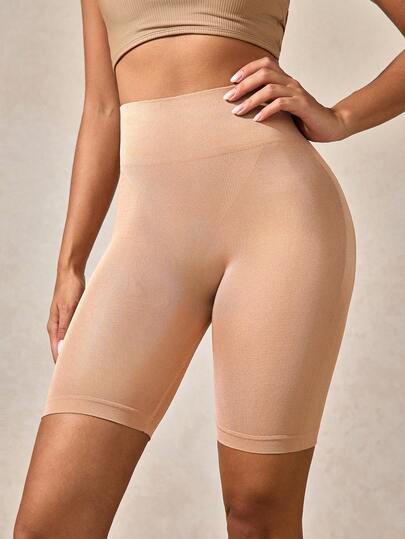 Veilyse Women Solid Color High Waist Body Shaping Panties