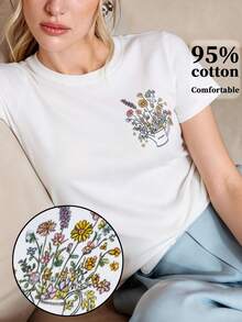 Women T-Shirts - White - View 4