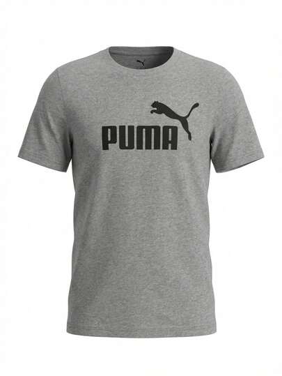 Puma Essentials Men's T-Shirts Grey