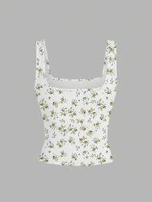 EMERY ROSE Áo tank top in họa tiết cỡ lớn, Áo tank top cổ tròn dáng casual cỡ lớn dành cho nữ, Áo tank top thời trang cỡ lớn dành cho nữ, Bộ 3 áo tank top cỡ lớn dành cho nữ, Áo tank top mùa hè - Nhiều màu - Xem 8