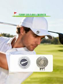Phụ kiện golf: Kẹp mũ từ tính bằng kim loại, dụng cụ đánh dấu bóng golf, dụng cụ đánh dấu bóng golf sơn men sáng tạo kèm kẹp mũ, dụng cụ đánh dấu bóng golf cầm tay cho mũ lưỡi trai, quà tặng golf cho nam nữ. - Nhiều màu - Xem 8