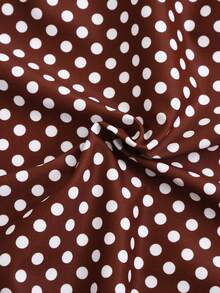 Swim Chiccia 女士新款波点格子随机印花吊带优雅度假连体泳衣，春夏款 - 彩色 - 查看 7