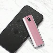 1pc All-In-One Screen Cleaner With Spray & Wipe, Includes Transparent Protective Case, Suitable For All Phones, Laptops, And Tablets - متعدد الألوان - مشاهدة 3