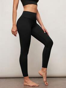 Activina Women's Casual Sports Pocket Leggings - Black - View 8