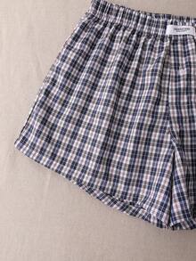 EverLounge Bộ 4 chiếc quần harem nam in họa tiết kẻ caro, thoải mái, kiểu dáng thường ngày. - Nhiều màu - Xem 7