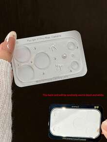 Cute 3D Bow Crystal Transparent Camera Lens Protector Film For IPhone 17 ProMax 17Pro Glass Lens Protective Sticker - Pearl Bow - View 5