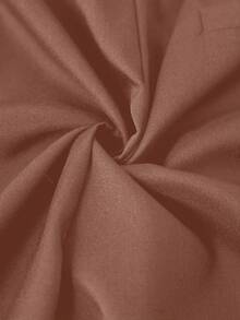 Manfinity Homme Men's Solid Color Minimalist Daily High-Waist Suit Pants For Ceremony - Coffee Brown - View 5