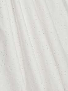 SHEIN ICON 大码女式白色提花针织连衣裙 - 白色 - 查看 9