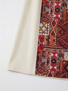 Al Najma Đầm dài tay dệt in họa tiết, thắt eo, dáng chữ A, thanh lịch, lãng mạn kiểu Ả Rập dành cho nữ, mùa xuân/hè. - Nhiều màu - Xem 9