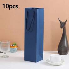 10pcs Wine Gift Bags With Durable Rope Handles, Elegant Display And Easy To Carry - Multicolor - View 11