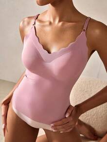 Veilyse Women's Solid-Color Camisole Top, Daily Wear - Dusty Pink - View 8