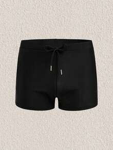 Mercer Haus Latest Outdoor Sports & Leisure Swim Trunks, High Quality & Stretchable Beach Shorts Summer Holiday Beach - Black - View 3