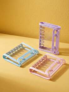 Joivida 1 A7pu 皮革笔记本，带透明活页环，A7 活页环，可替换内页，贴纸笔记本，透明贴纸书，贴纸书照片收纳袋，相册，预算计划本，日记本，笔记本，办公用品。 - 彩色 - 查看 13