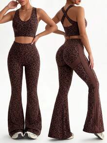 Dewbera Women Sports Sets - Brown - View 2