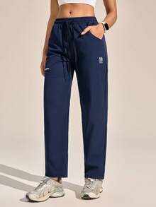 SHEIN In My Nature Women Hiking Pants - Navy Blue - View 5