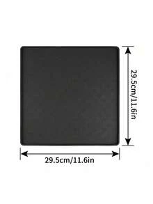 Silicone Many Paw Prints Pet Placemat - Black - View 4