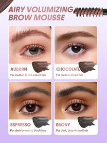 SHEGLAM Airy Tinted Volumizing Brow Mousse-Ebony - Ebony - View 5