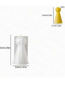 Ins风格花环天使蜡烛石膏模具DIY香薰石膏扩香器石饰硅胶模具 - 白色 - 查看 9