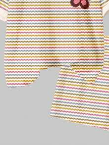 2pcs Dopamine Colorful Striped, Retro Floral Embroidery Print Tween Girls Casual Comfortable Loose Round Neck Short Sleeve T-Shirt And Shorts Set, Suitable For Spring/Summer Daily, Home, Outing, Holiday, Easter - Multicolor - View 6