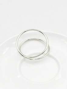 12/6/4/2个金属餐巾环 - 銀色 - 查看 3