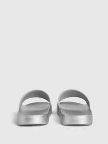 Missguided x Playboy Women Slides - Silver - View 2