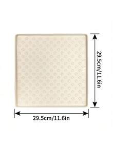 Silicone Many Paw Prints Pet Placemat - Beige - View 4
