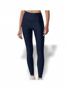 Alo Yoga Wide Leg Pants CASHMERE JET SET Warmth Soft Versatile Easy To Wash Outdoor Daily Women Navy Blue W51085R - NAVY - 藏蓝色 - 查看 1