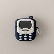 Joivida 1个可爱时尚的无线耳机硅胶保护套 - 藍白 - 查看 14