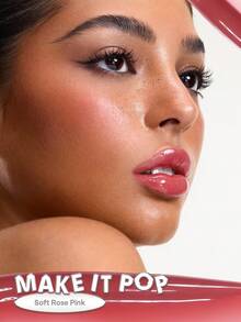 SHEGLAM Glass Lock Air 唇彩-Make It Pop 品牌 美容 化妝 化妝品 適合女性與女孩 完美搭配夏季春季 Y2K 時尚 流行 生日 母親節禮物 假期 派對準備就緒 最佳顏色 - Make lt Pop - 查看 5