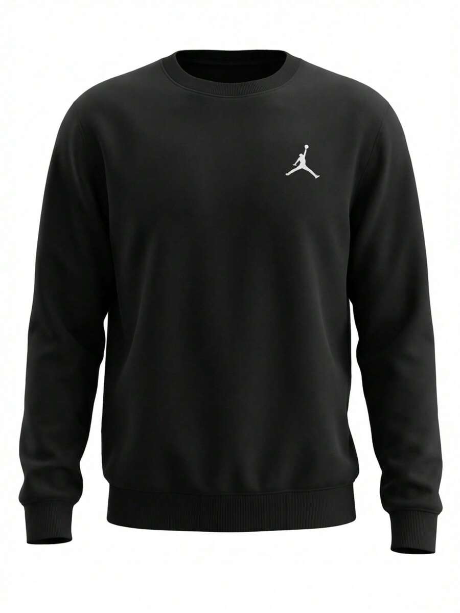Jordan Brooklyn Men's Sweatshirt Black - Svart - Visa 1