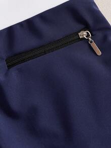 Mercer Haus Men Latest Stylish Quick Dry Sports Swim Trunks, High Quality Elastic Waist Beach Shorts For Outdoor, Vacation,Hawaiian - Navy Blue - View 6