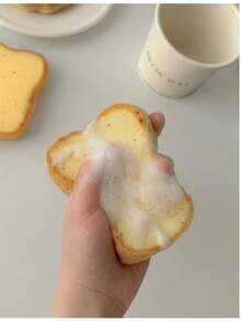 Joivida Bộ 2/4/8 miếng bọt biển rửa chén hình bánh mì nướng dễ thương, khăn lau nhà bếp kiểu Nhật, miếng bọt biển cọ rửa gia dụng - Nhiều màu - Xem 7
