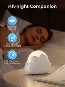 Teckwe 家居装饰云形照明 - 白色 - 查看 4