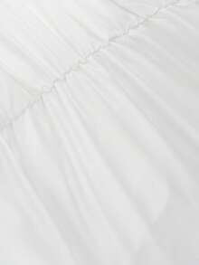 SHEIN Clasi Bộ jumpsuit nữ kiểu dáng thường ngày, in hoa, trễ vai, thích hợp cho kỳ nghỉ. - Màu be - Xem 8