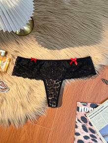 Quần lót dây ren ghép mảnh dành cho nữ - Nhiều màu - Xem 1