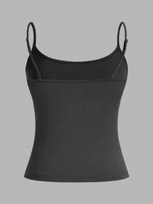 SHEIN Comfortcana Bộ 3 áo croptop hai dây cho nữ, ôm sát gợi cảm, phù hợp cho mùa hè, đi biển, du lịch, hẹn hò, đa năng. - Nhiều màu - Xem 5