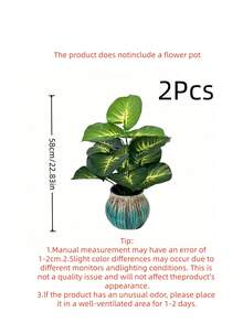 2/1 Piece 12/18/24 Leaves Artificial Tropical Hibiscus Tree, Realistic Touch, Fake Greenery, Suitable For Home, Garden, Office, Balcony Decor, Thanksgiving Decor, Home Decor, Hotel Decor, Window Display, Artificial Plants, Valentine's Day Gift - Green - View 18