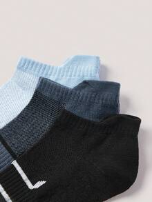Driftmere 1/3/6/10 Pairs Men's Sports Socks, Comfortable Breathable Summer Thin Ankle Socks, Suitable For Outdoor Sports, Running, Fitness, Compression Socks, Fall - Multicolor - View 4