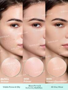 SHEGLAM Pore No More Primer 無孔控油妝前乳 輕盈 品牌 美容 化妝 化妝品 適合女性與女孩 完美搭配夏季春季 Y2K 時尚 流行 生日 母親節禮物 假期 派對準備就緒 最佳顏色 - 米色 - 查看 3