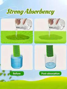 1/3/5 PCS Super Absorbent Reusable Easy Attach Quick Change Wet Dry Floor Cleaning Universal Fit Mop Pad Household Home Kitchen Cleaning Supplies Replacement Mop Heads - one size fits all - View 11