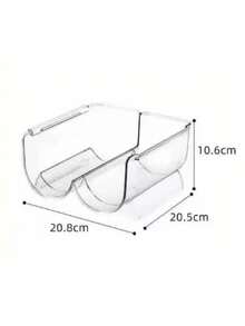 1 cái giá đựng chai rượu vang đỏ xếp chồng được 1/2/3 ngăn, giá đựng chai nước có thể kết hợp tự do, giá đựng chai nước trong suốt trong tủ, dụng cụ sắp xếp và cất giữ rượu vang đỏ trong nhà bếp. - trắng - Xem 12