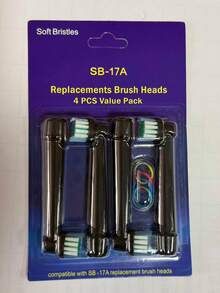 Electric Toothbrush Replacement Brush Heads - Replacement Packs For Pro, D, Genius, And Smart Series Electric Toothbrushes. - Multicolor - View 11