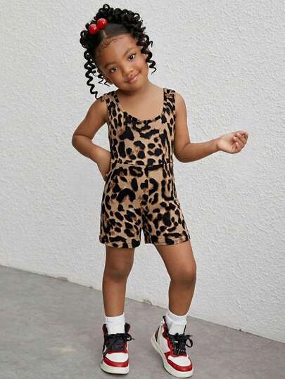 Bộ áo liền quần ôm sát màu trơn cho bé gái