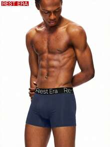 5条装 男士字母印花休闲日常三角裤 - 彩色 - 查看 4